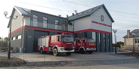 Remiza drewniana OSP Sietesz.