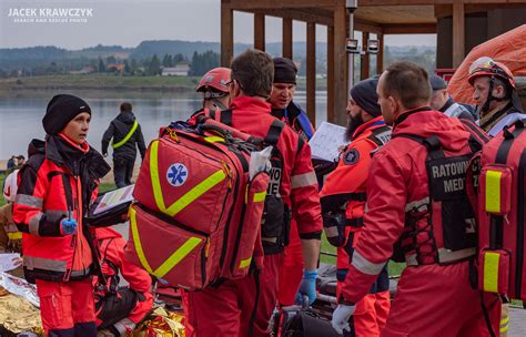 fot. Ćwiczenia służb ratowniczych w Kaliszu - symulacja pożaru i ataku