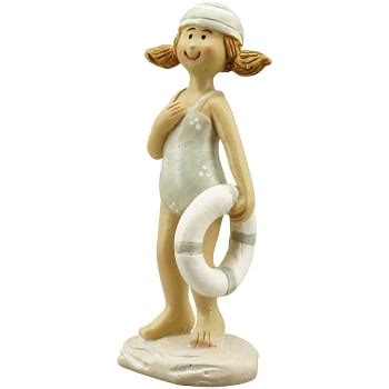 Figurka Penny Morris w stroju ratownika z akcesoriami do nurkowania i kołem ratunkowym