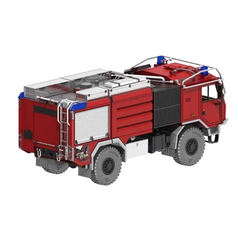 Infographic: Tatra 815-7 4x4 with Rosenbauer bodywork, highlighting key features