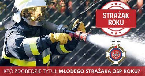 Infografika przedstawiająca etapy głosowania w plebiscycie Strażak Roku