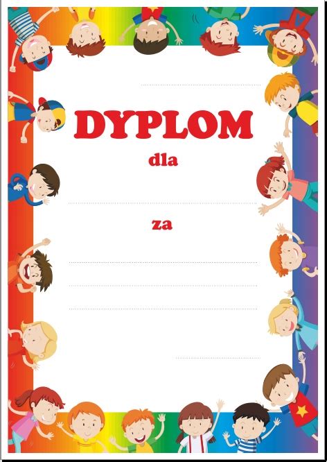 Zdjęcie nagród i dyplomów dla dzieci
