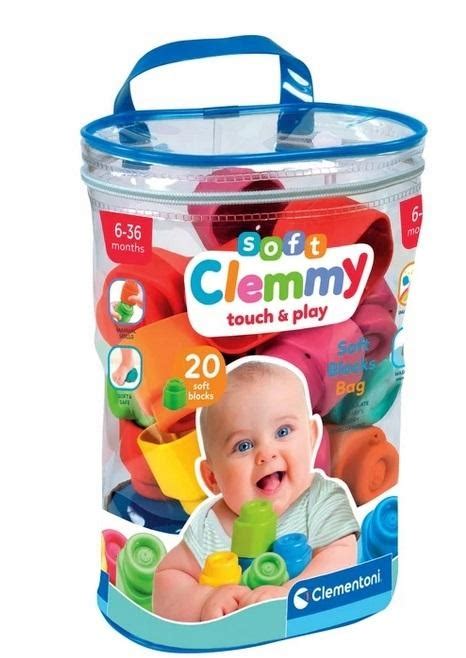 Zestaw klocków Soft Clemmy z elementami w kształcie pojazdów lub postaci