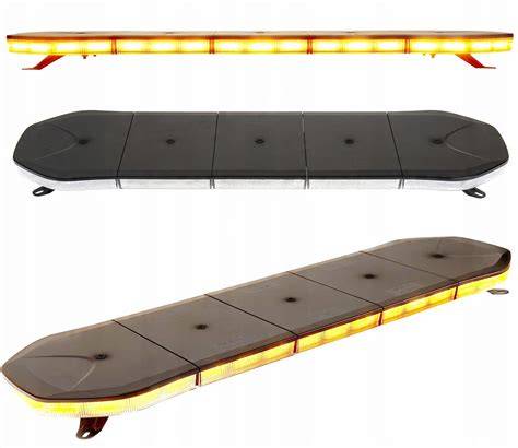 Belka ostrzegawcza LED o długości 1200 mm z wieloma trybami świecenia