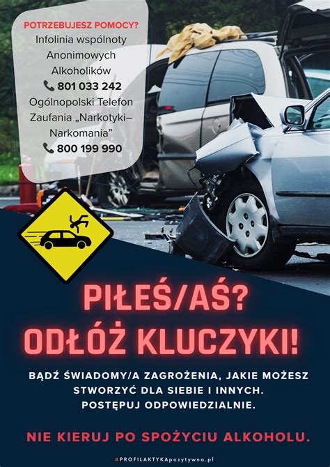 Piktogram zakazu prowadzenia pojazdów pod wpływem alkoholu