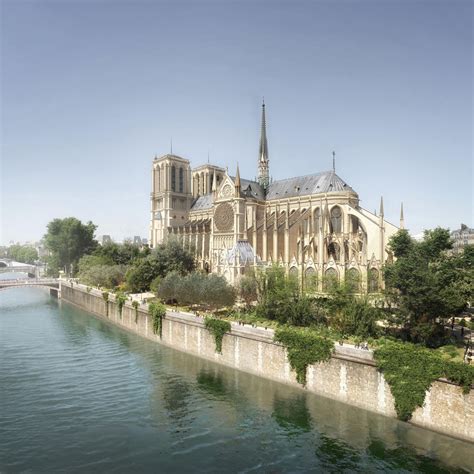 Wizualizacja iglicy Notre-Dame po odbudowie