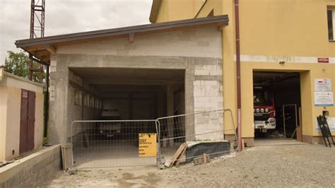 Zdjęcie nowego garażu OSP Skidziń