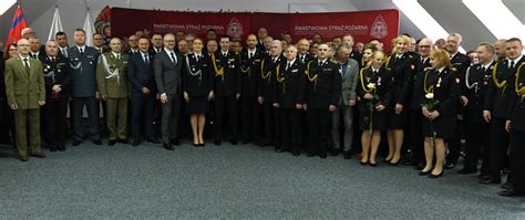 zdjęcie z ceremonii wręczenia odznaczeń OSP