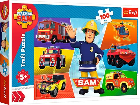 Puzzle i gry planszowe z motywem Strażaka Sama