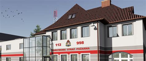 Zdjęcie budynku Komendy Powiatowej PSP w Złotowie