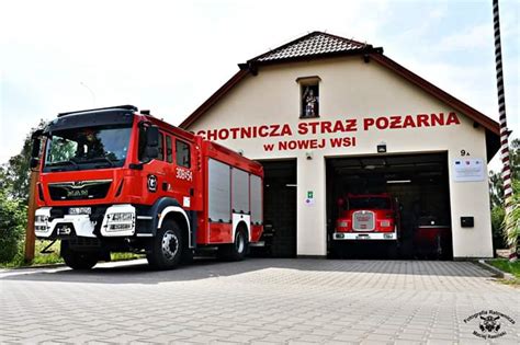 Zdjęcie przedstawiające remizę OSP w Nowej Wsi