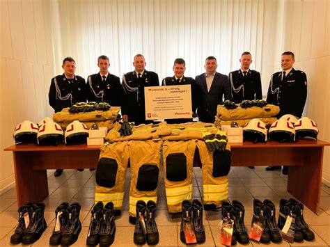 Zestawienie sprzętu ratowniczego i odzieży ochronnej przekazanej jednostkom OSP