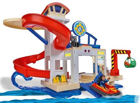 Zestaw Strażak Sam Oceaniczna Stacja Ratownicza w akcji