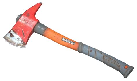 Thematic photo of a modern fire axe