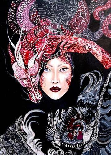 Portret osoby o cechach zodiakalnego Smoka (otwarty umysł, kreatywność)