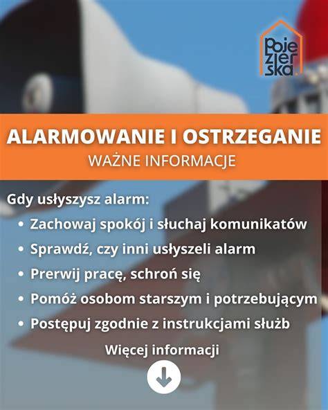 interfejs sekcji czerwonej w systemie alarmowania