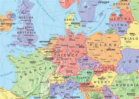 Mapa poglądowa regionu Mochnaczki Wyżnej z zaznaczoną granicą ze Słowacją