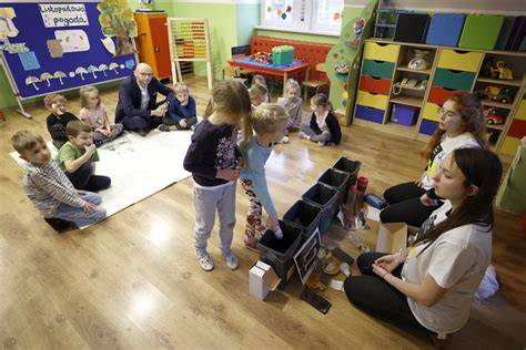 dzieci aktywnie uczestniczące w zajęciach edukacyjnych w przedszkolu
