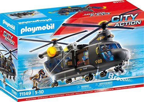 Infografika przedstawiająca różne zestawy z serii Playmobil City Action