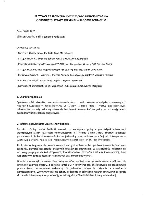 Historyczne zdjęcie remizy OSP Janów Podlaski