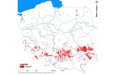 Fragment mapy przeglądowej ochrony przeciwpożarowej z zaznaczonymi obszarami różowymi, drogami pożarowymi i punktami czerpania wody