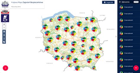 Zrzut ekranu aplikacji mBDL prezentujący mapę leśną