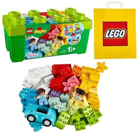 Zestaw klocków LEGO DUPLO z dużymi, kolorowymi elementami