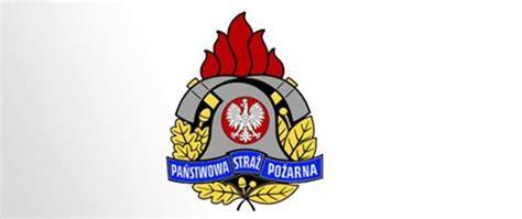 Spinki do mankietów z logo Państwowej Straży Pożarnej