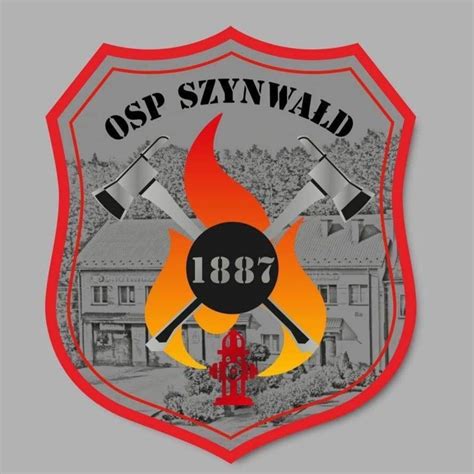 Rycina przedstawiająca strażaków z okresu powstania OSP Szynwałd z sikawkami konnymi