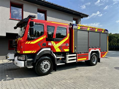 Infographic showing the financing breakdown for the OSP Ościęcin fire truck