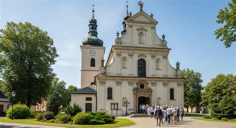 Zdjęcie przedstawiające kościół parafialny we Florynce lub plebanię w Tarnowie