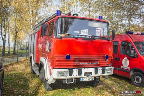 archiwalne zdjęcie pierwszego składu OSP Stary Koniecpol lub zabytkowego sprzętu strażackiego