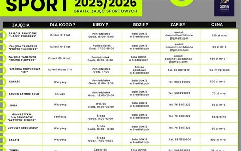 grafika przedstawiająca harmonogram zawodów sportowych lub zdjęcie lokalnej remizy OSP