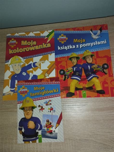Zestaw książek Strażak Sam z pięknymi ilustracjami