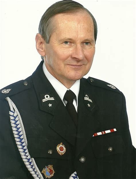 Portret Andrzeja Kozłowskiego, prezesa OSP Kudowa-Zdrój
