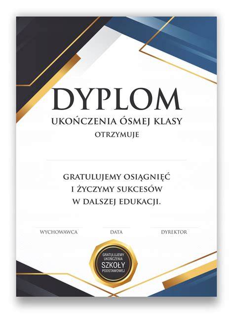 Dyplom z ukończenia szkolenia pożarniczego