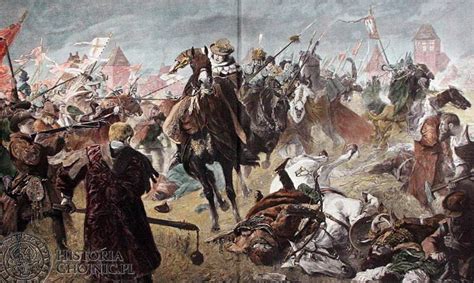 Ilustracja przedstawiająca walki polsko-litewskie w Moskwie