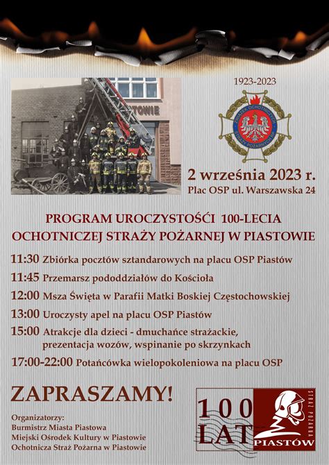 Znak Ochotniczej Straży Pożarnej w Piastowie