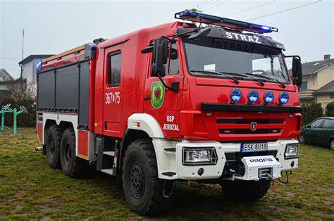 Ciężki wóz ratowniczo-gaśniczy Kamaz 43118 w OSP Ligota