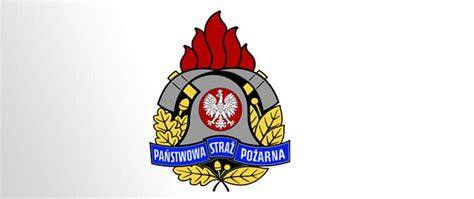 Zdjęcie godła Państwowej Straży Pożarnej na pojeździe