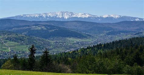 Panoramy Zawoi z Babią Górą w tle