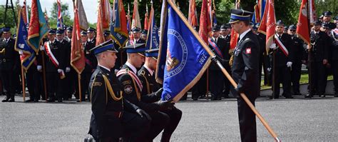 Uroczystość nadania sztandaru Komendzie Powiatowej PSP w Kłobucku