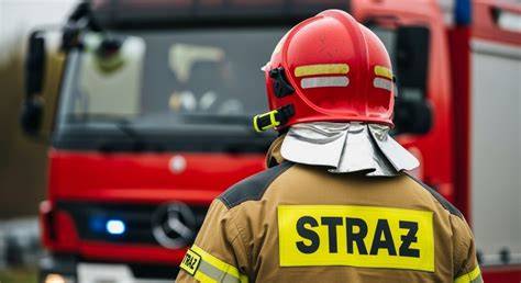 Zgromadzenie strażaków OSP podczas zebrania
