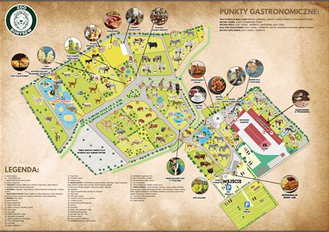 schematyczny plan Zoo Safari Borysew z zaznaczoną częścią 