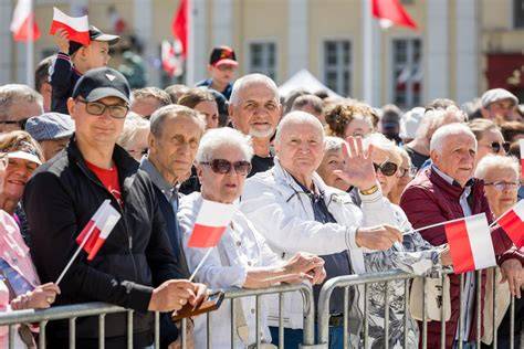 Uroczystość patriotyczna z pocztami sztandarowymi OSP