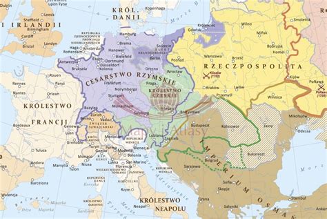 Mapa historyczna Frysztaka