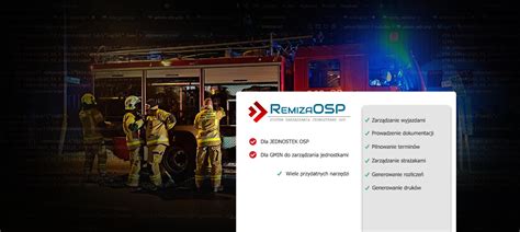 Panel zarządzania sprzętem i strażakami w systemie RemizaOSP.pl