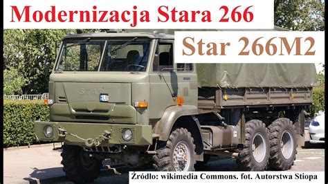 Zdjęcie porównawcze podwozi Star 266 i Star 244 z różnymi zabudowami.
