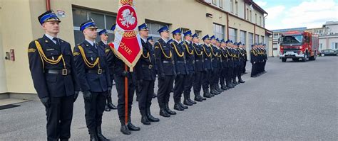 Współczesna fotografia Komendy Powiatowej Państwowej Straży Pożarnej w Płońsku