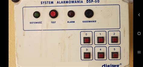 Zdjęcie terminala systemu alarmowego DSP 50